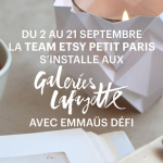 Team Petit Paris et Emmaüs Défi ouvrent un pop up store aux Galeries Lafayette Montparnasse