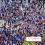 Défilé de l'Equipe de France sur les Champs-Elysées, les photos