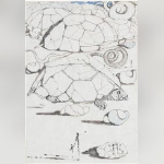 Illustration pour Mao-Tse-Tung, 1966 encre et gouache sur papier, 27,6 x 19,1 cm