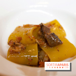 Cucina, Ducasse à la Maison de la Mutualité : paccheri à la joue de bœuf