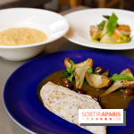 Cucina, Ducasse à la Maison de la Mutualité : bar rôti, polenta et légmumes