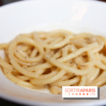 Cucina, Ducasse à la Maison de la Mutualité : bucatini poivres et fromages