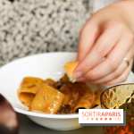 Cucina, Ducasse à la Maison de la Mutualité : paccheri à la joue de bœuf