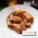 Cucina, Ducasse à la Maison de la Mutualité : paccheri à la joue de bœuf