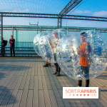 Animation de Bubble Foot sur la Tour Montparnasse