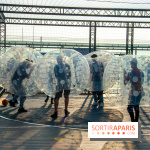 Animation de Bubble Foot sur la Tour Montparnasse
