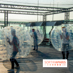 Animation de Bubble Foot sur la Tour Montparnasse