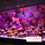 L'inauguration des vitrines de Noël 2018 du Printemps par Laëtitia Casta