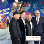 L'inauguration des vitrines de Noël 2018 du Printemps par Laëtitia Casta