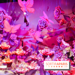 L'inauguration des vitrines de Noël 2018 du Printemps par Laëtitia Casta