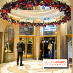 L'inauguration des vitrines de Noël 2018 du Printemps par Laëtitia Casta