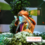 L'inauguration des vitrines de Noël 2018 du Printemps par Laëtitia Casta