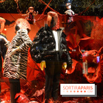 L'inauguration des vitrines de Noël 2018 du Printemps par Laëtitia Casta