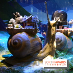 L'inauguration des vitrines de Noël 2018 du Printemps par Laëtitia Casta