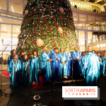 Illuminations de Noël 2018 au Forum des Halles avec Bérangère Krief