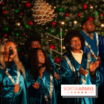 Illuminations de Noël 2018 au Forum des Halles avec Bérangère Krief