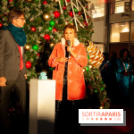 Illuminations de Noël 2018 au Forum des Halles avec Bérangère Krief