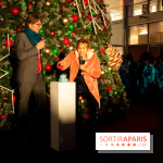 Illuminations de Noël 2018 au Forum des Halles avec Bérangère Krief