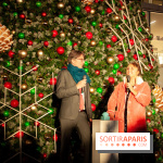Illuminations de Noël 2018 au Forum des Halles avec Bérangère Krief