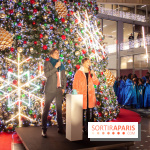 Illuminations de Noël 2018 au Forum des Halles avec Bérangère Krief