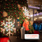 Illuminations de Noël 2018 au Forum des Halles avec Bérangère Krief
