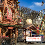 Le Marché de Noël des Tuileries à Paris, jeu et vin chaud