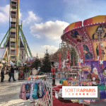 Le Marché de Noël des Tuileries à Paris, manèges