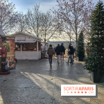 Le Marché de Noël des Tuileries à Paris, allées