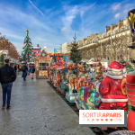 Le Marché de Noël des Tuileries à Paris, manèges