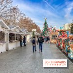 Le Marché de Noël des Tuileries à Paris, allée