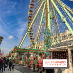 Le Marché de Noël des Tuileries à Paris, grande roue
