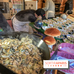 Le Marché de Noël des Tuileries à Paris, escargots