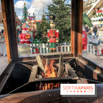 Le Marché de Noël des Tuileries à Paris, feu