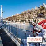 Le Marché de Noël des Tuileries à Paris, patinoire