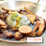 La City : oeuf parfait façon meurette poitrine de porc fumé maison