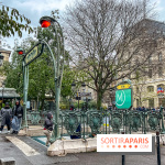 visuel Paris visuel  - métro - guimard - grève - transport