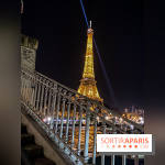 Visuel Paris Tour Eiffel pont nuit