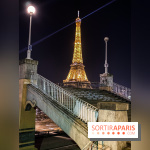 Visuel Paris Tour Eiffel pont nuit