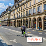 Visuel Paris rue de rivoli vélo