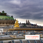 Visuel Paris Opéra Montmartre ciel gris