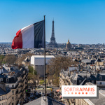 visuel Paris visuel  -  France - Tour Eiffel - drapeau