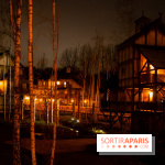 Cité Suspendue : extérieur de nuit