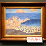 Marine bleue, effet de vagues, Georges Lacombe, vers 1883 - exposition Le Talisman de Sérusier au Musée d'Orsay