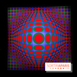 Exposition Vasarely Centre Pompidou, nos photos