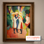 Trois jeunes filles avec des chapeaux de paille jaunes, August Macke, 1913 - L'aventure du Cavalier Bleu au Musée de l'Orangerie