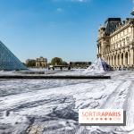 JR investit la place de la Pyramide du Louvre pour ses 30 ans