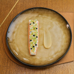 Le Sergent Recruteur - Truite irisée au goût légèrement boisé, crème fouettée au sirop d'érable, pomme verte et radis noir