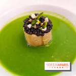 Le Laurent - Blanc-manger de langoustines,  caviar Impérial de Sologne condimenté et coulis de laitue