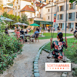 Le Café Renoir et sa terrasse estivale 2019, balançoire