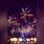 Photos du feu d'artifice de Paris 2019
